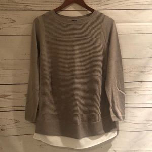 Beige Hilary Radley size medium sweater